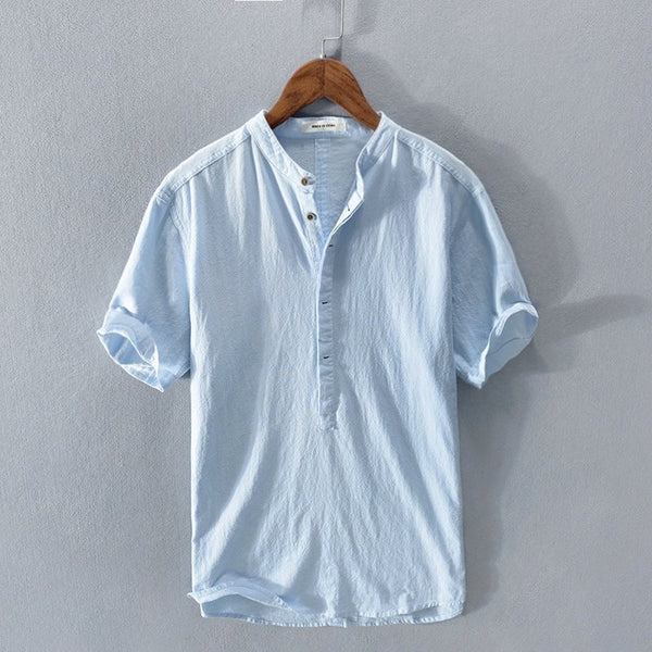 Nico - Camisa Casual de Manga Corta para Hombre