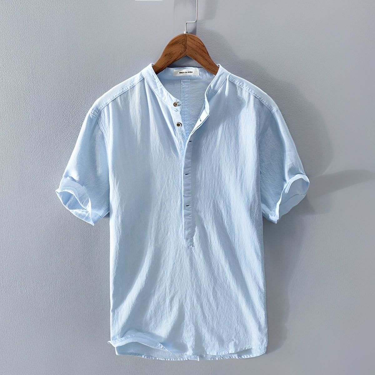 Nico - Camisa Casual de Manga Corta para Hombre