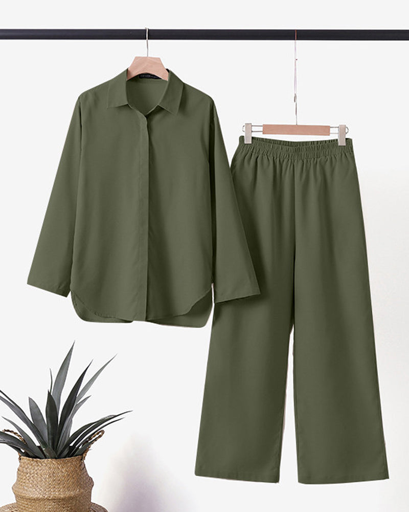 Beth - Conjunto de Verano para Mujer con Bolsillos y Manga Corta