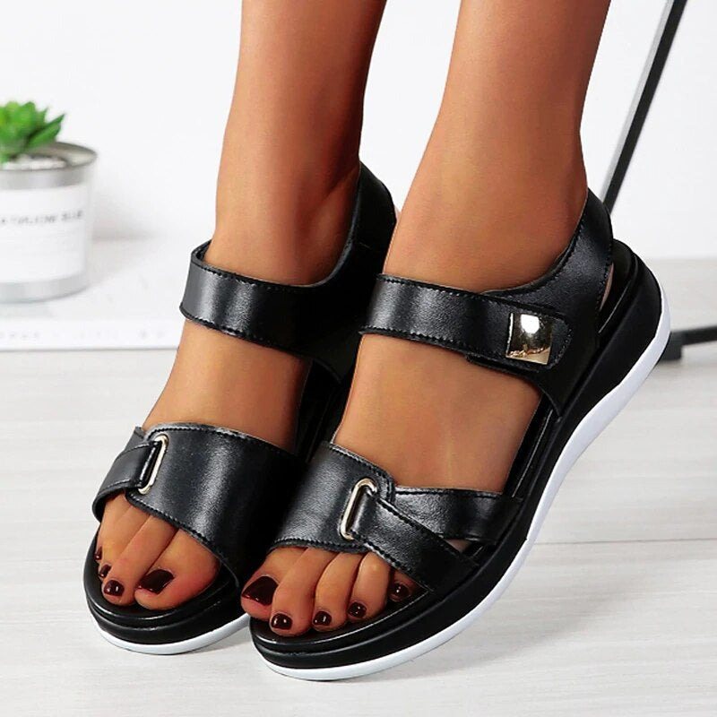 Dominika -Sandalias Ortopédicas Planas y a la Moda