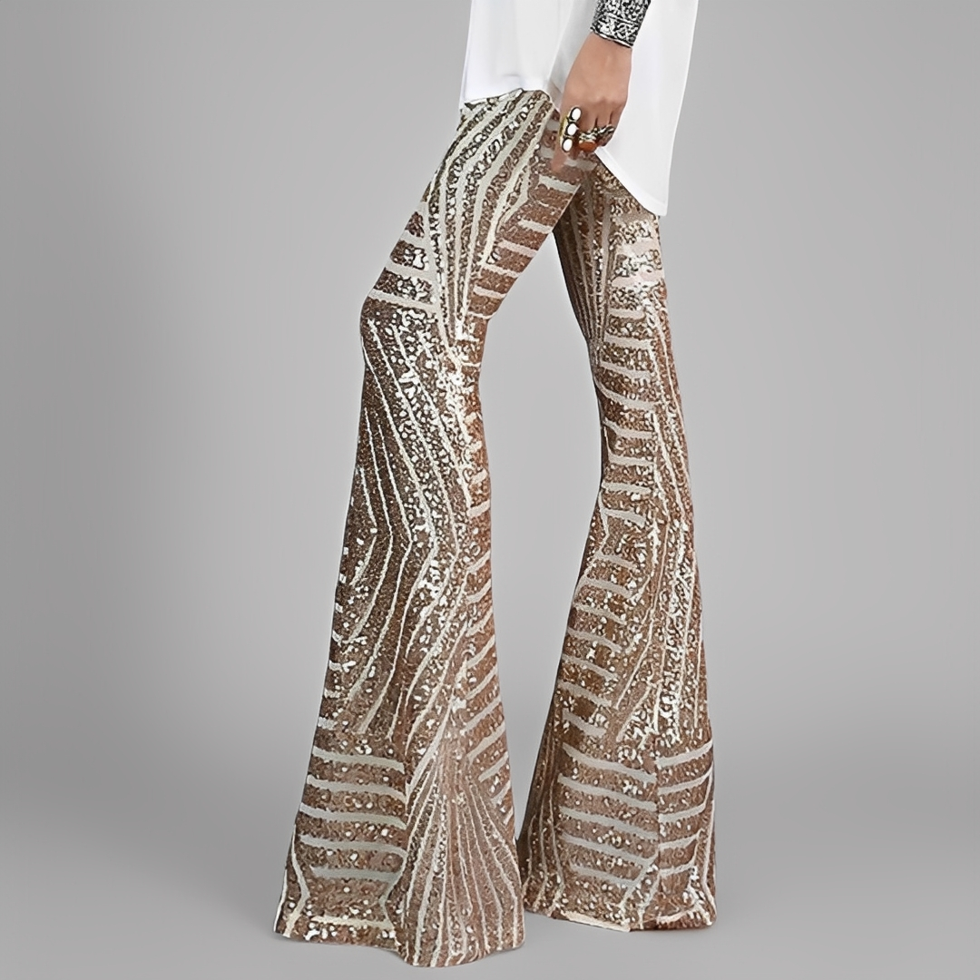 Aaralyn - Pantalones de campana a la moda para damas