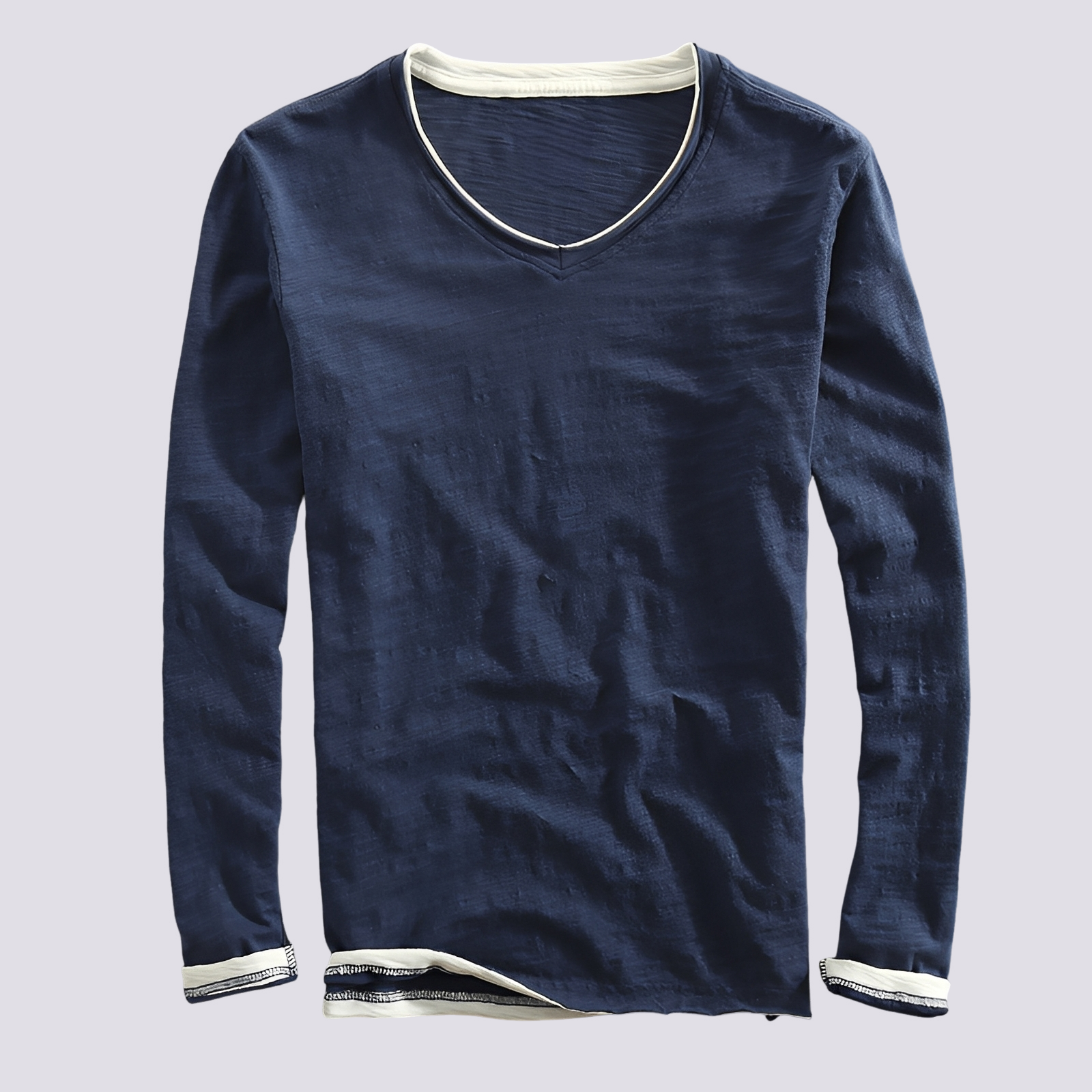 Jack - Camisa Elegante de Manga Larga Desgastada