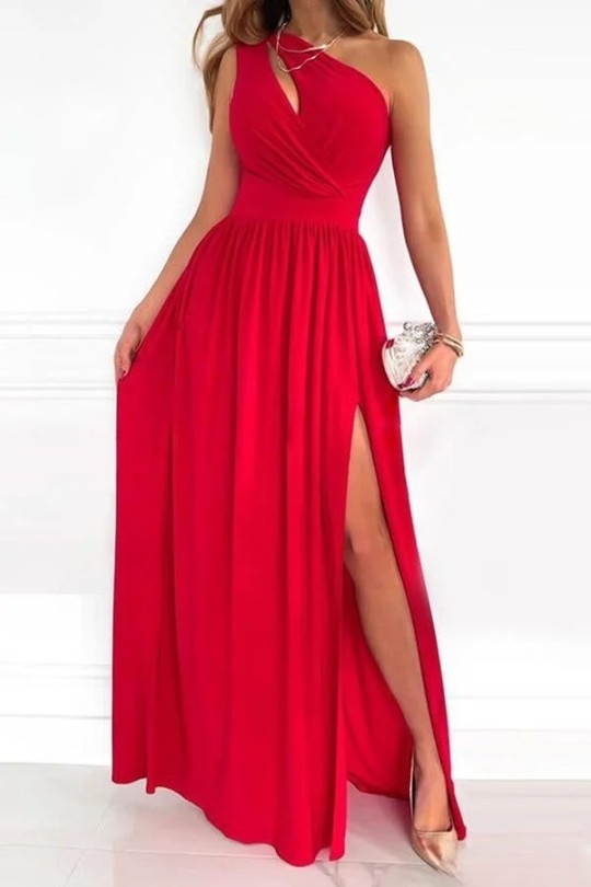 Yesha - Elegante Vestido de Noche Asimétrico