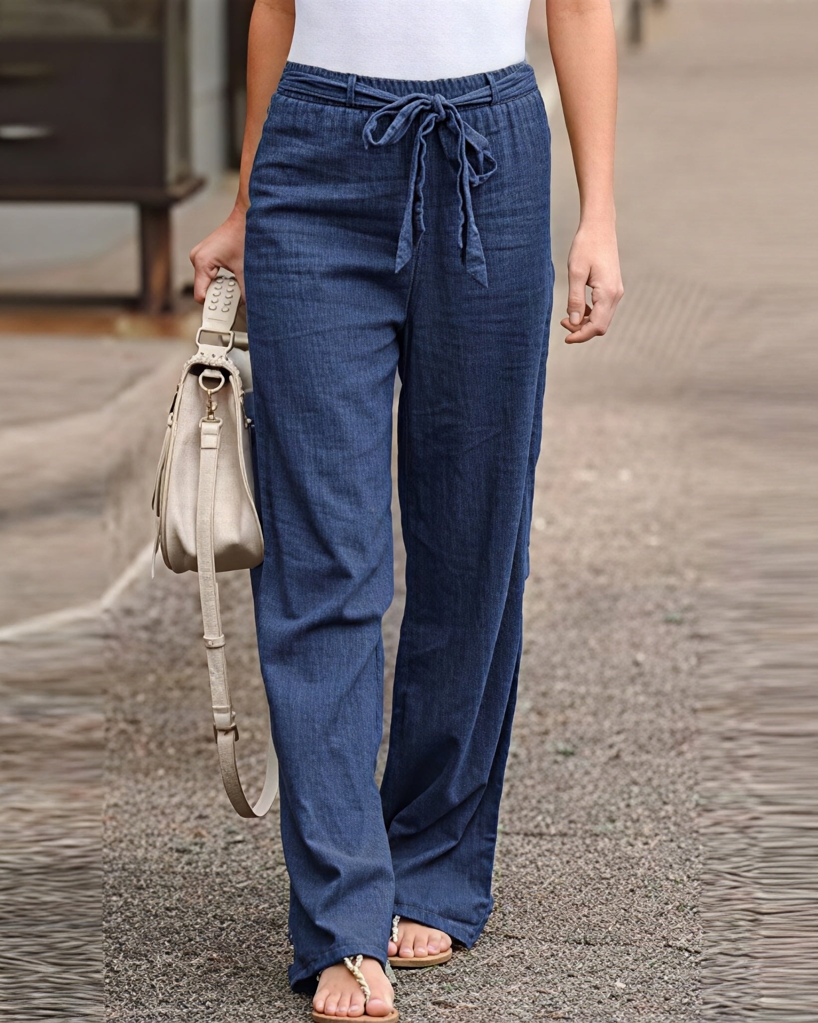 Sarah - Pantalones confortables de corte amplio