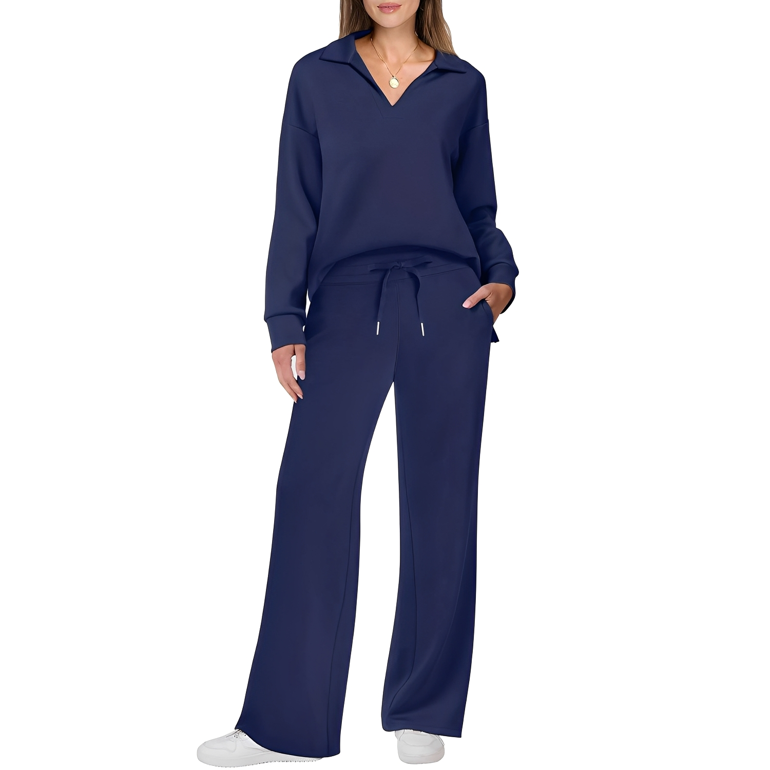 Justina - Conjunto casual de suéter y pantalones para mujeres