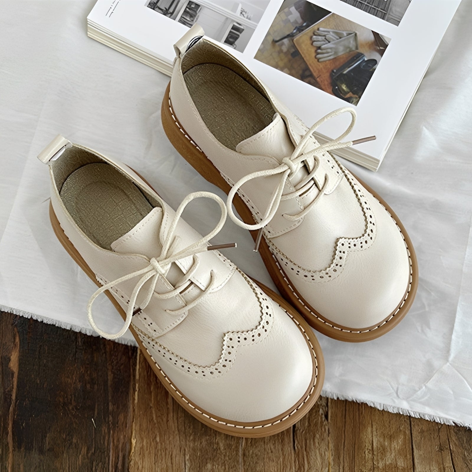 Vanessa - Zapatos Oxford clásicos para damas