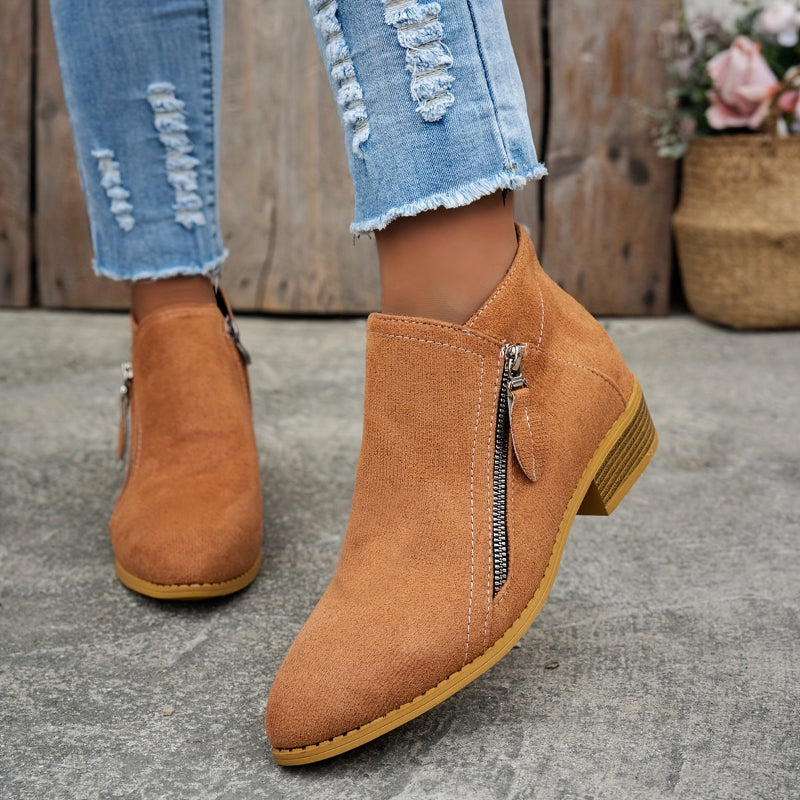 Mia - Botas con cremallera