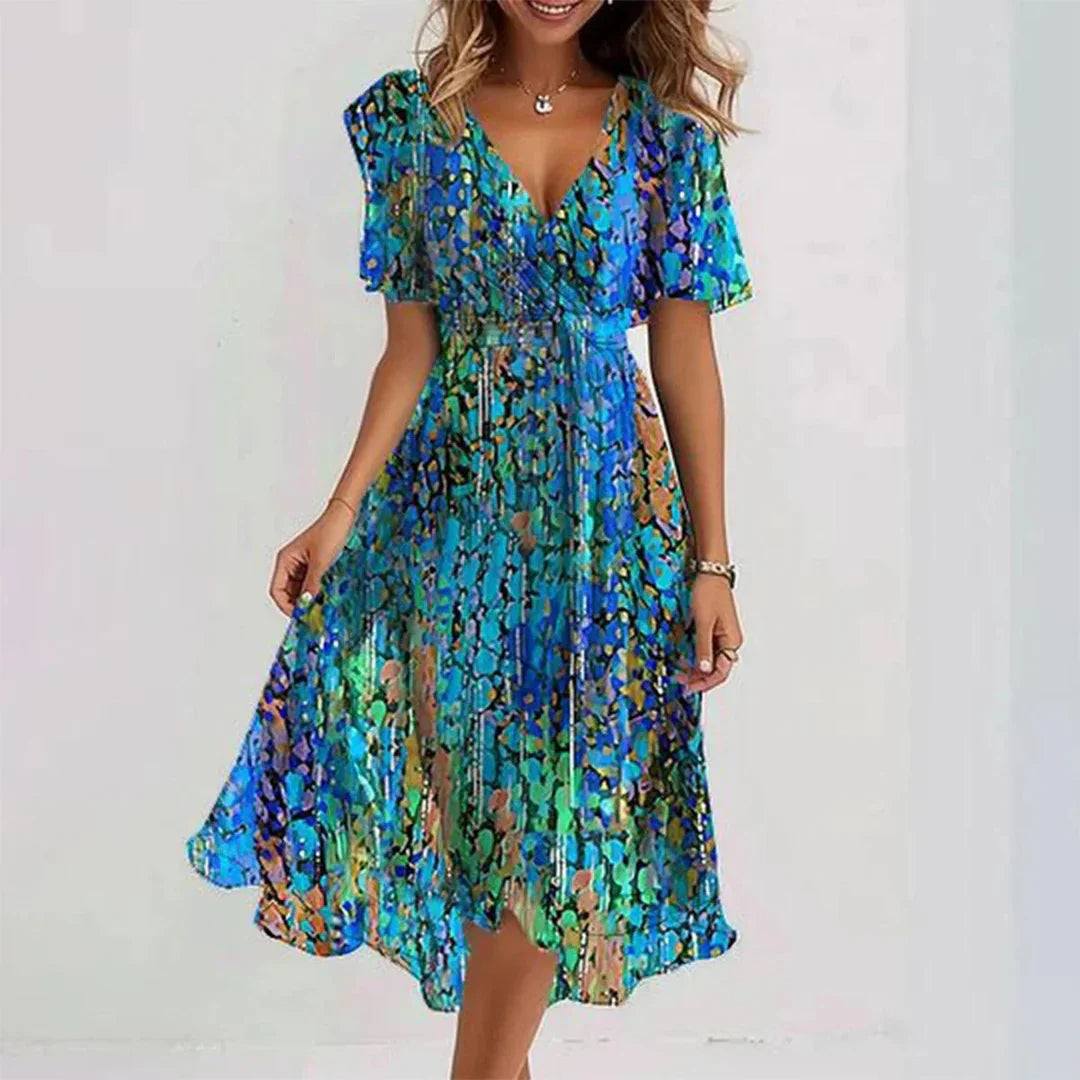 Connie – Elegante vestido envolvente para dama