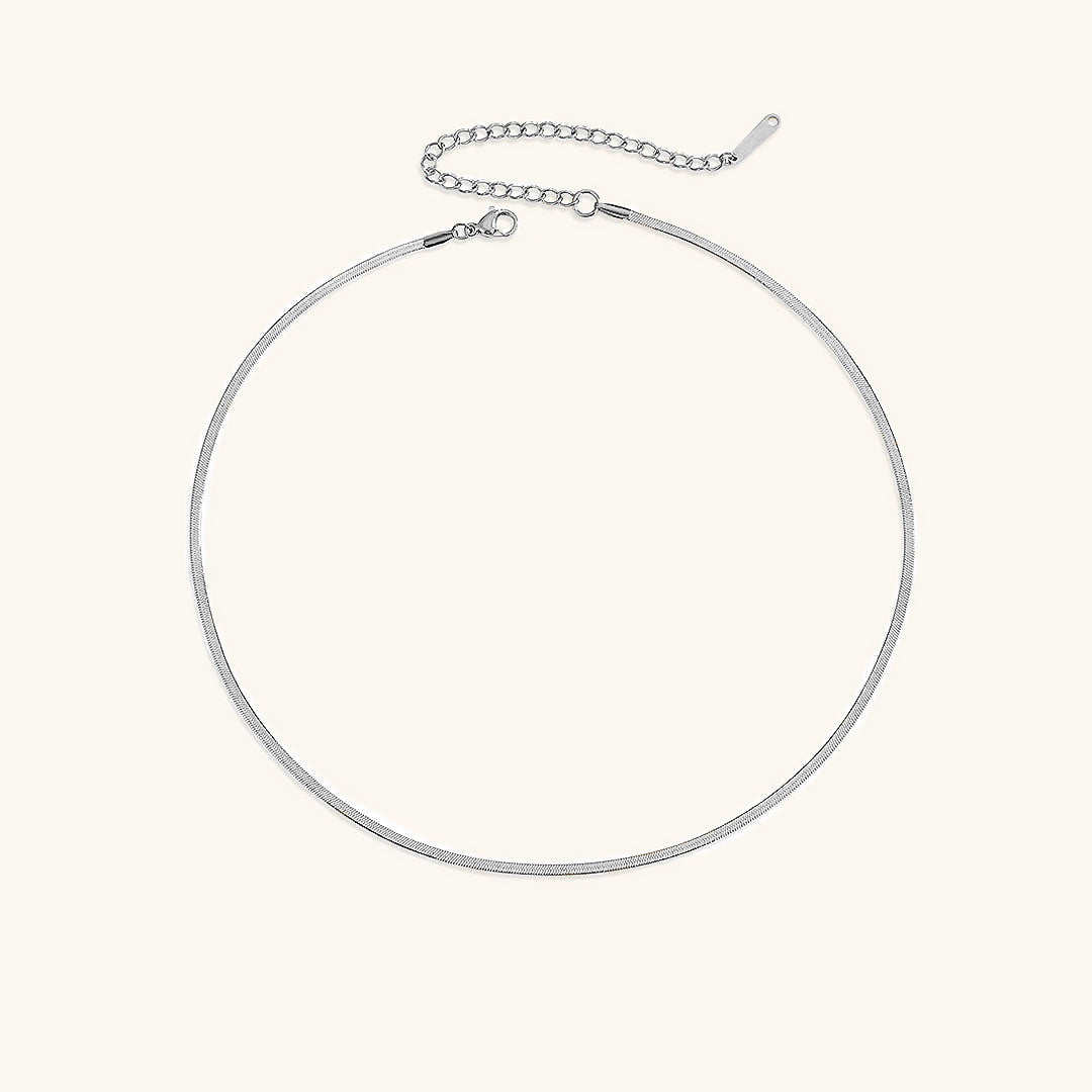 Elizabeth – Collar de cadena de serpiente dorada