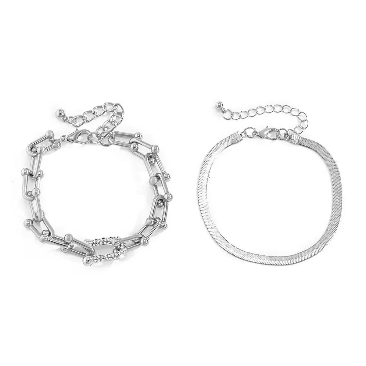 Maelys – Conjunto de Pulseras Cadena & Serpiente