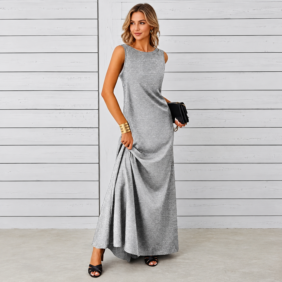 Saranna - Vestido Largo Estiloso para Mujeres