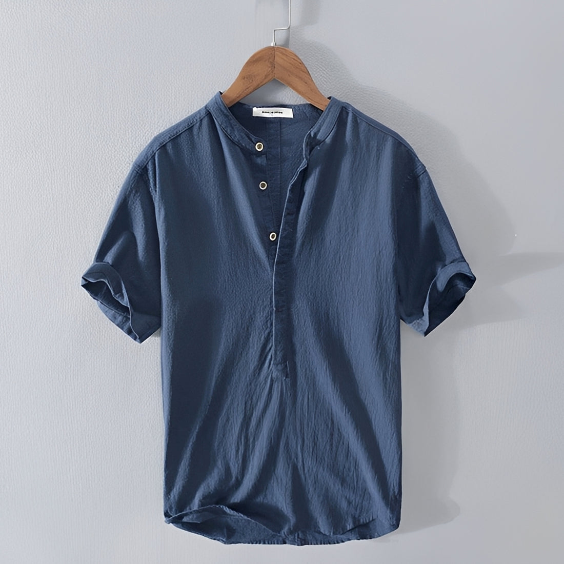 Nico - Camisa Casual de Manga Corta para Hombre