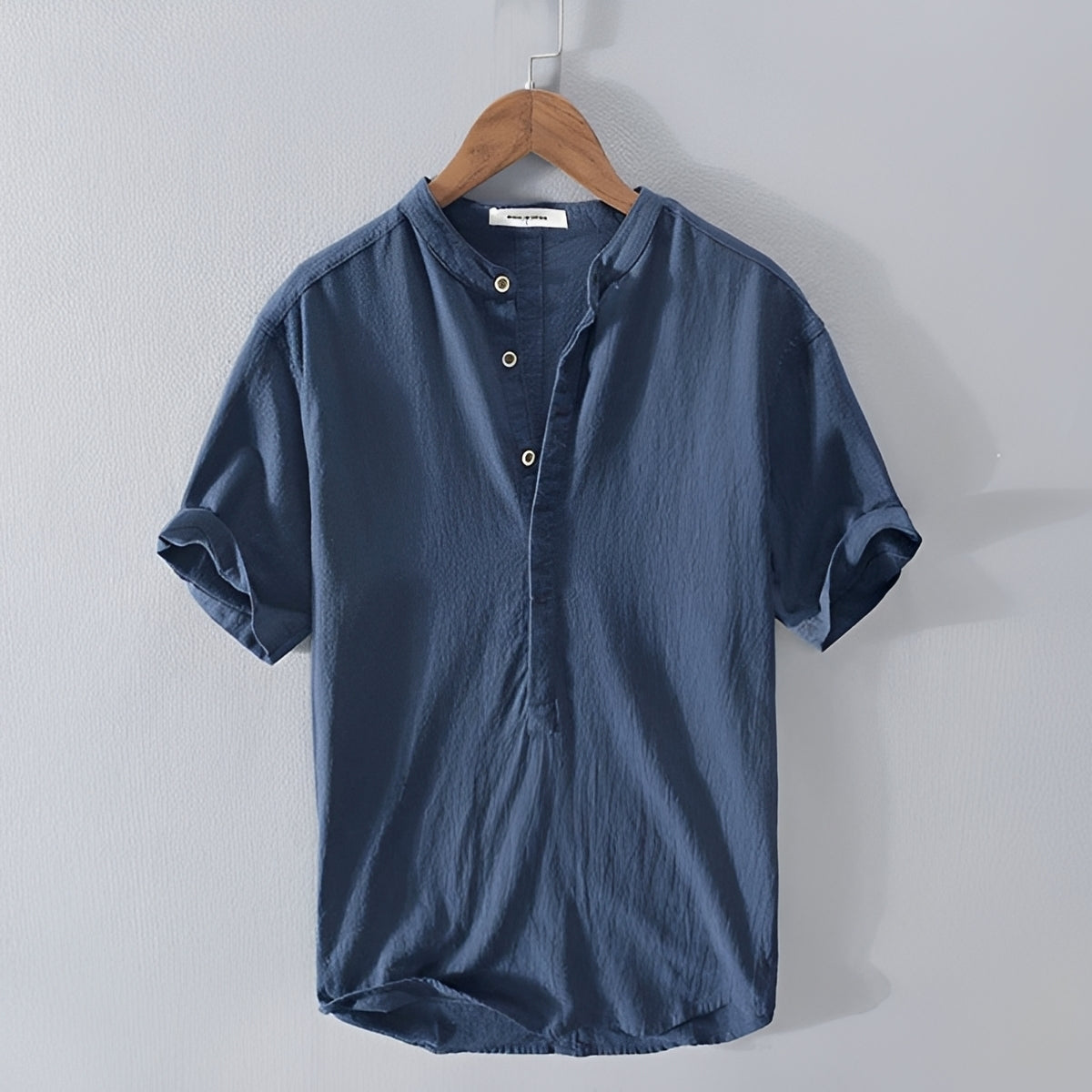 Nico - Camisa Casual de Manga Corta para Hombre