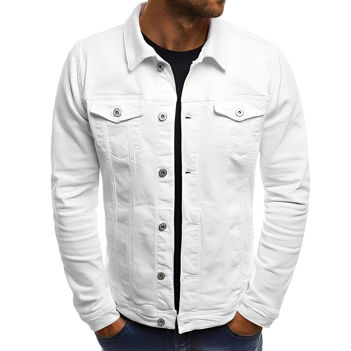 Steven - Chaqueta robusta con bolsillos