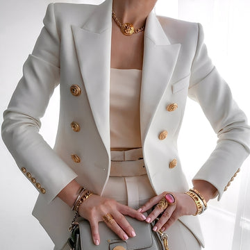 Shelley - Blazer con Botones para Mujeres