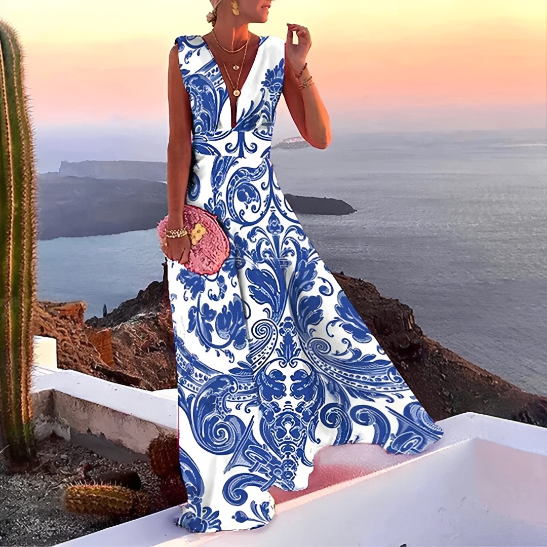 Lilyana - Elegante Vestido Maxi Sin Mangas
