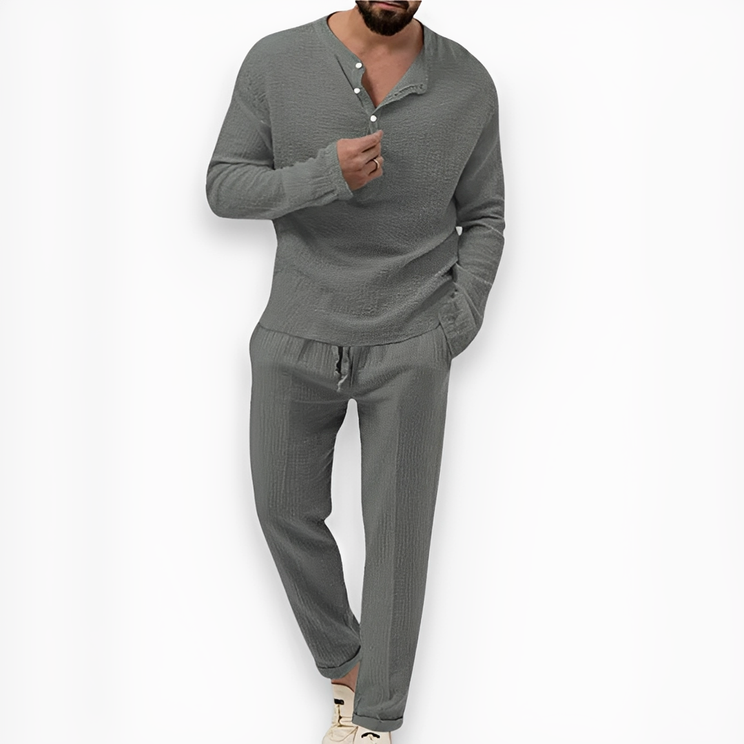Eduard - Set veraniego de pantalón y top para hombre