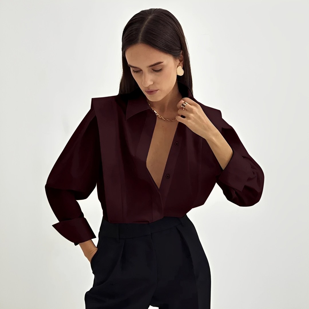 Cecile - Camisa oversized elegante