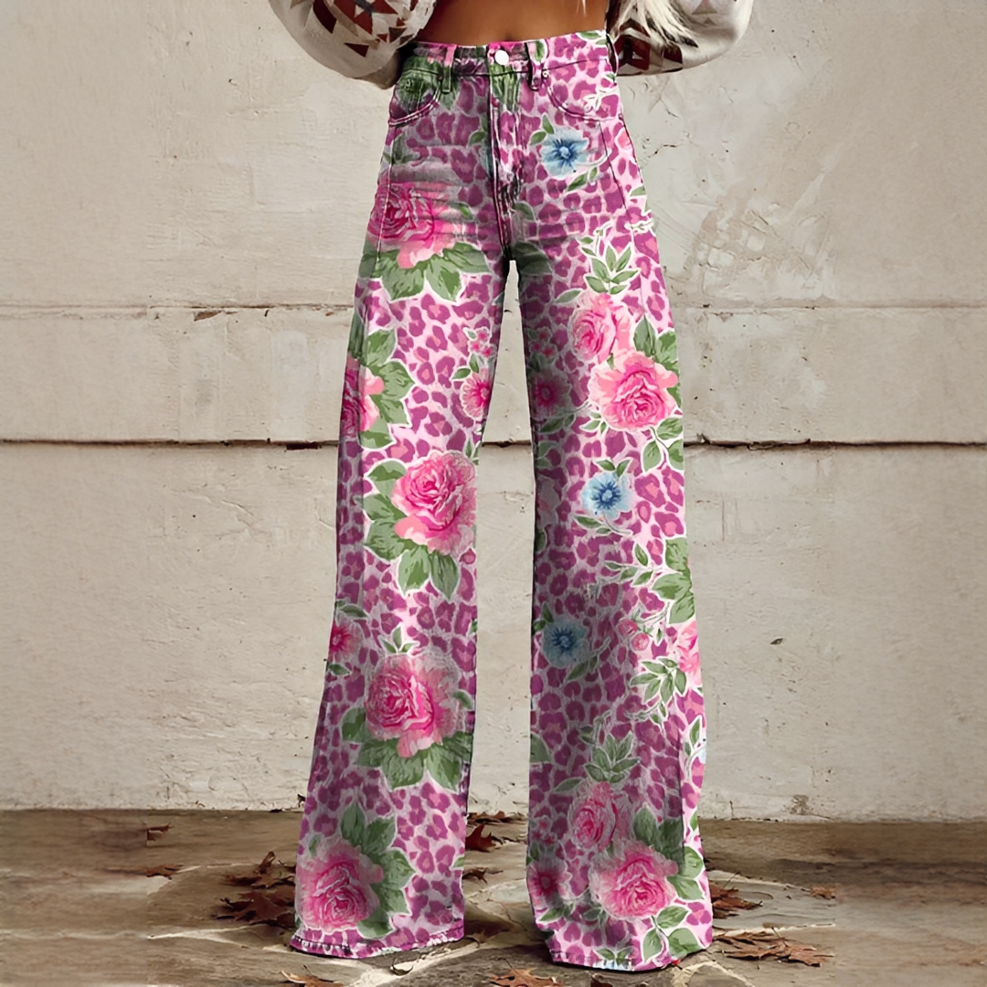 Shannon - Pantalones Anchos y Elegantes