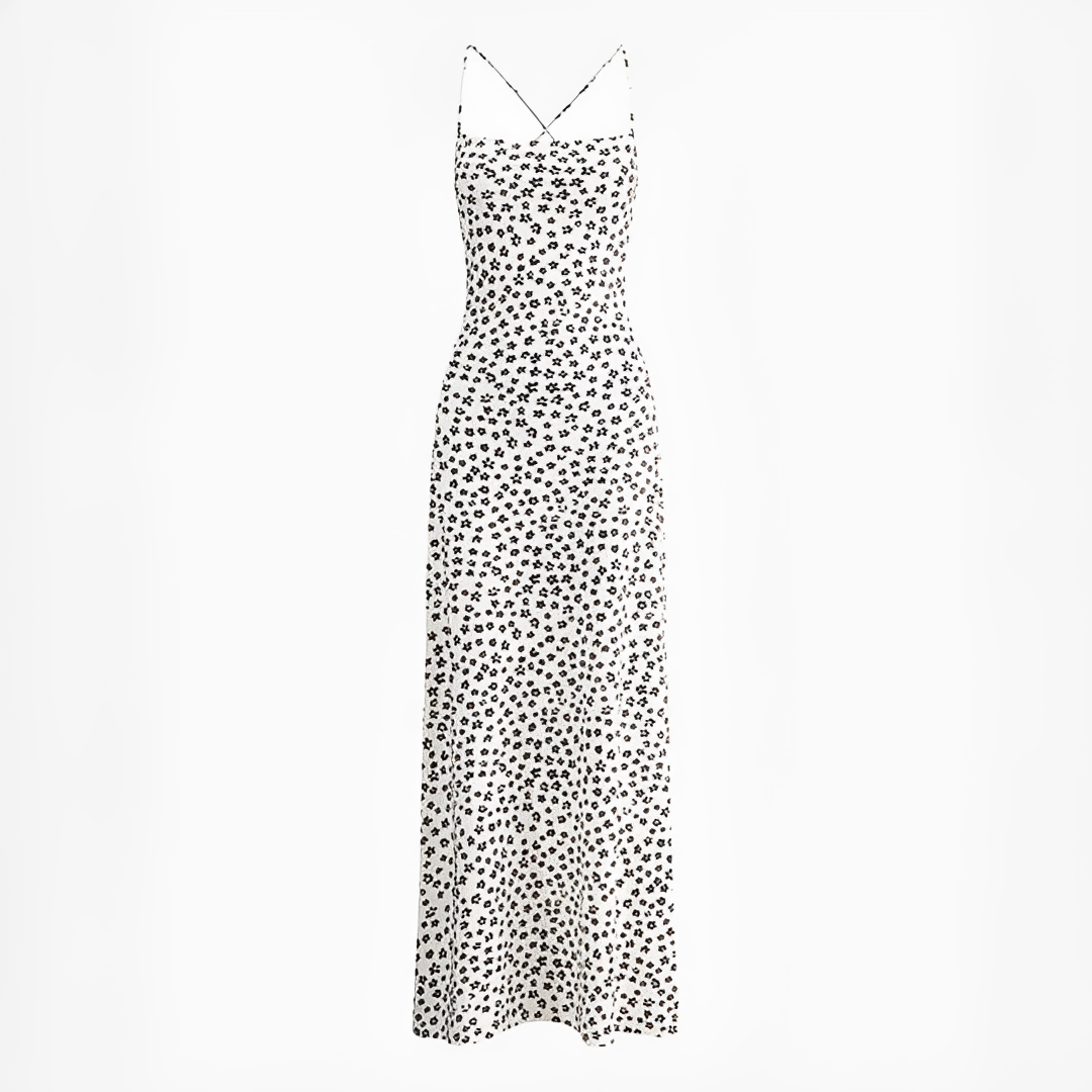 Emily - Vestido largo suelto con tirantes