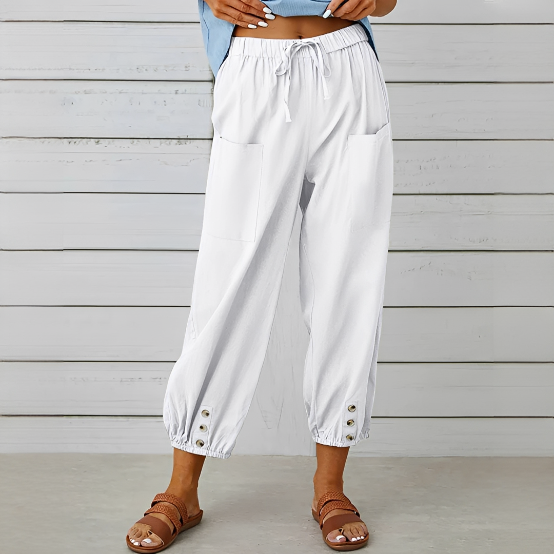 Scarlett - Pantalones Cómodos con Cordón