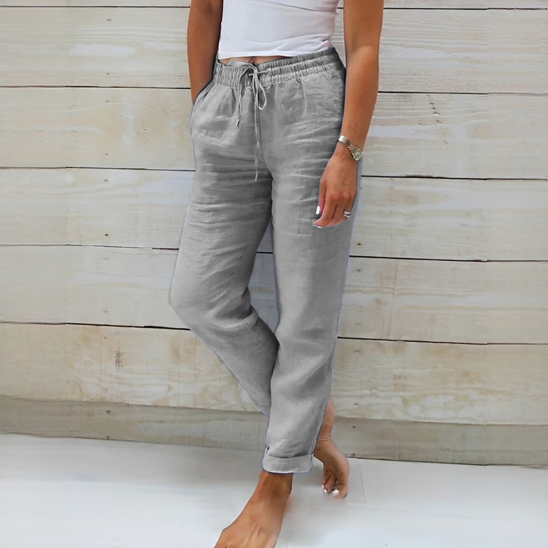 Susan - Pantalones de Corte Relajado Casual