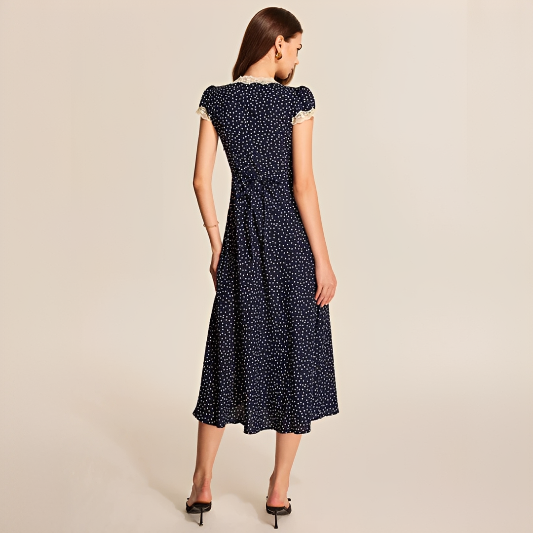 Janette - Vestido moderno con encaje