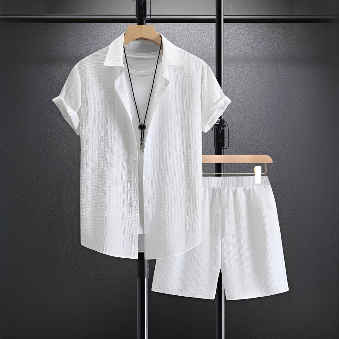 Reymark - Conjunto de moda de verano 2 piezas para hombre