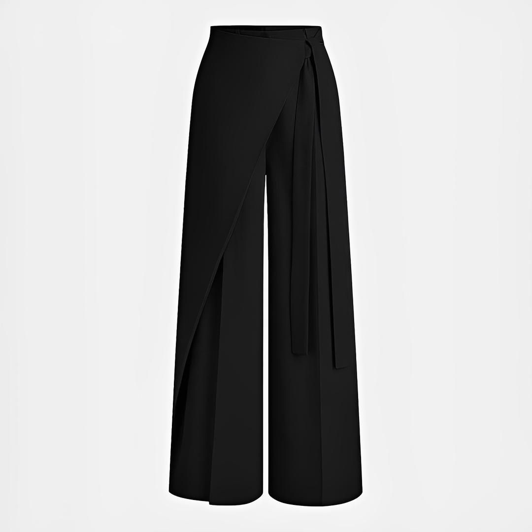 Leilani - Pantalones asimétricos de pierna ancha