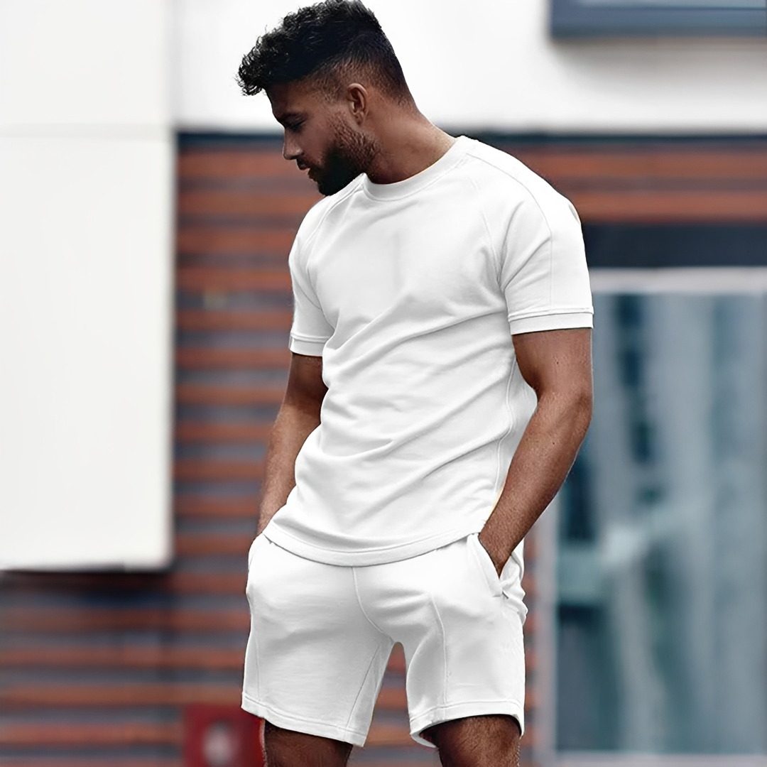 Drake - Conjunto camiseta y pantalón corto para hombre - para los días cálidos