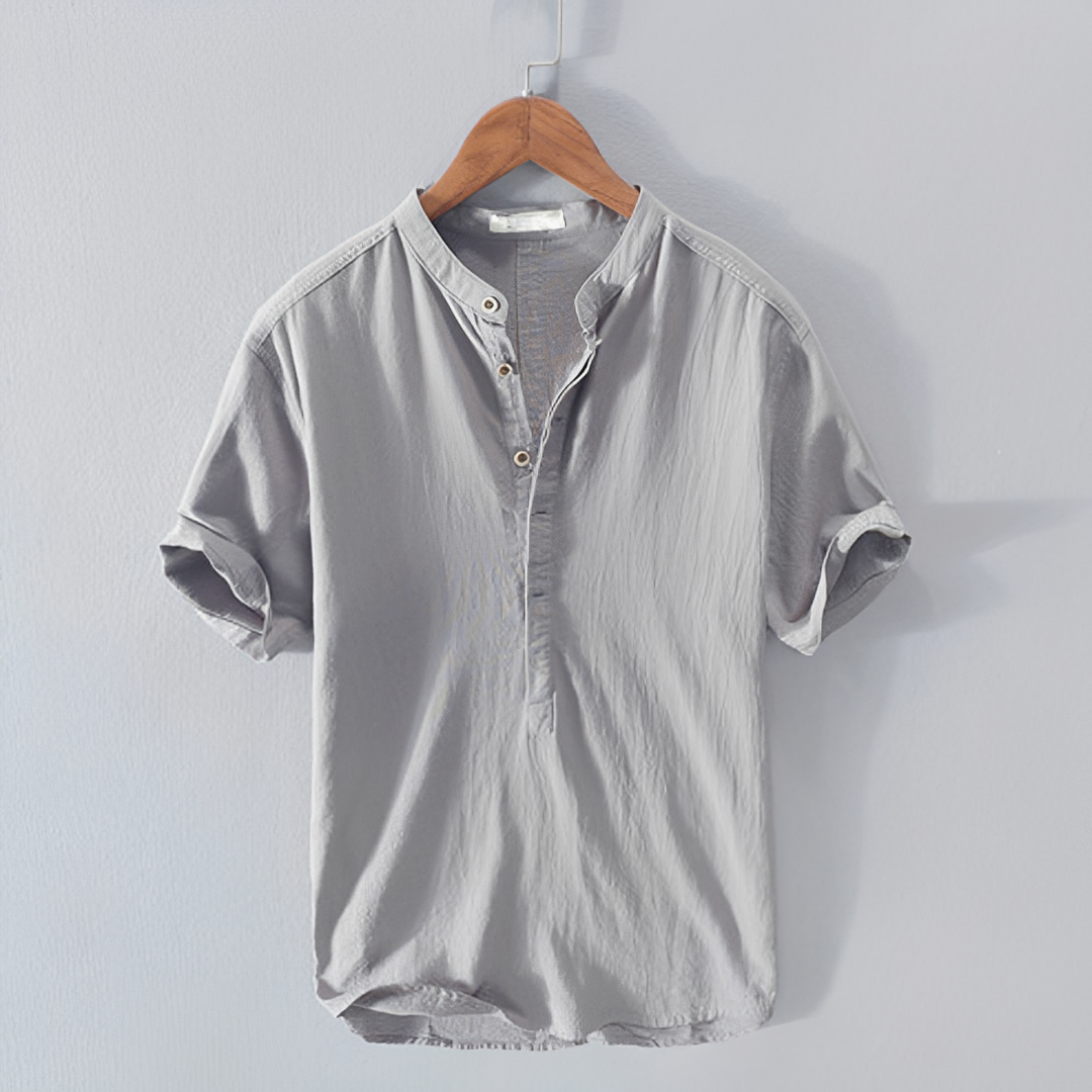 Thiago - Camisa Polo con Cuello Mao