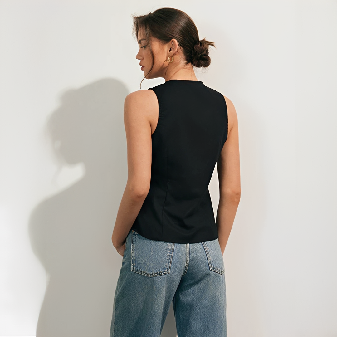 Windelyn - Top de moda sin mangas