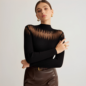 Tania - Blusa de Manga Larga con Estilo