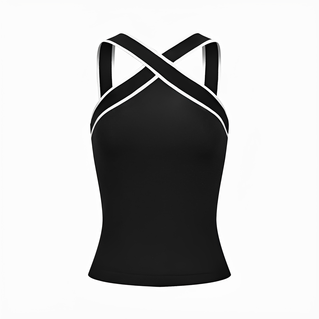 Ferlyn - Top Estiloso con Cuello en V