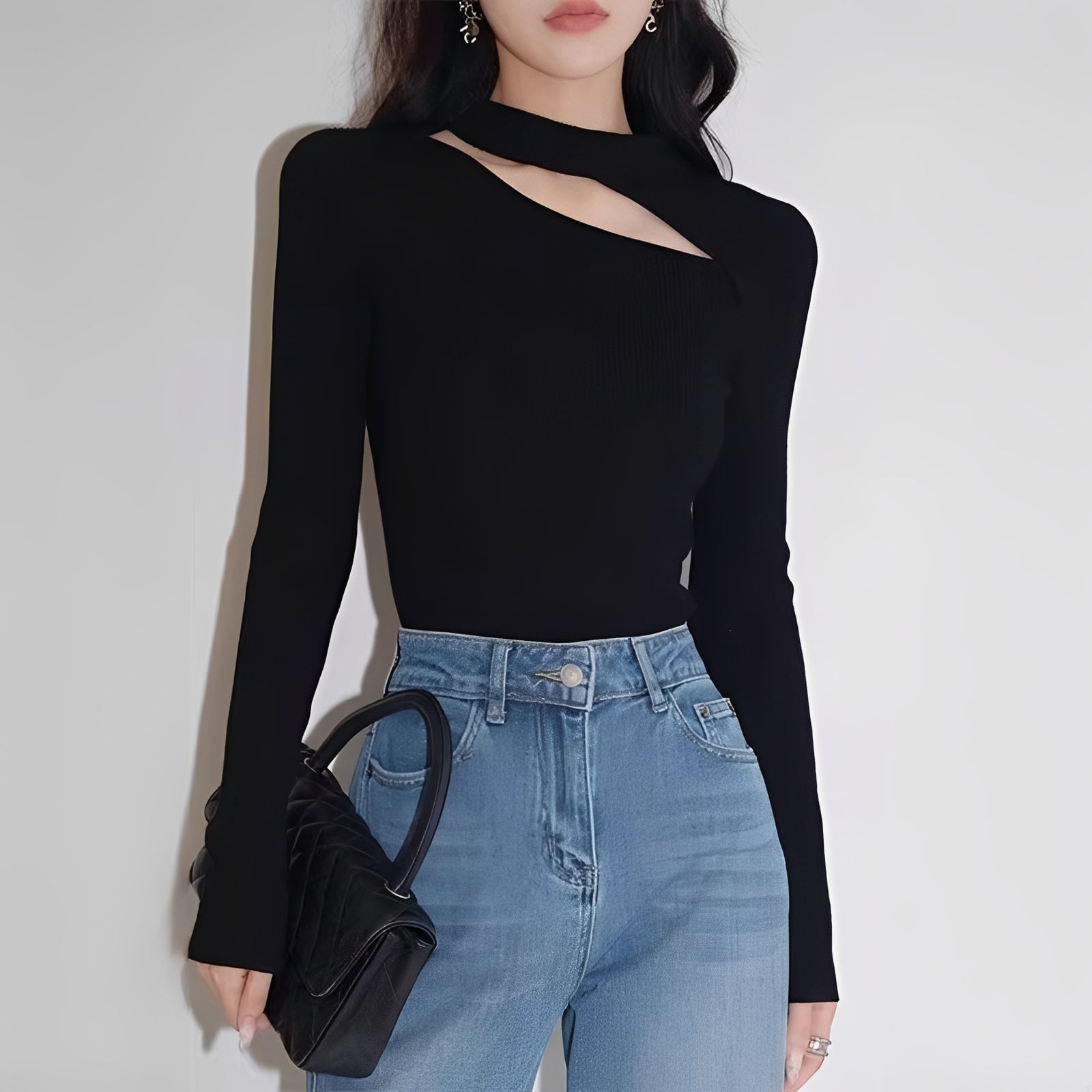 Kiarra - Top asimétrico chic