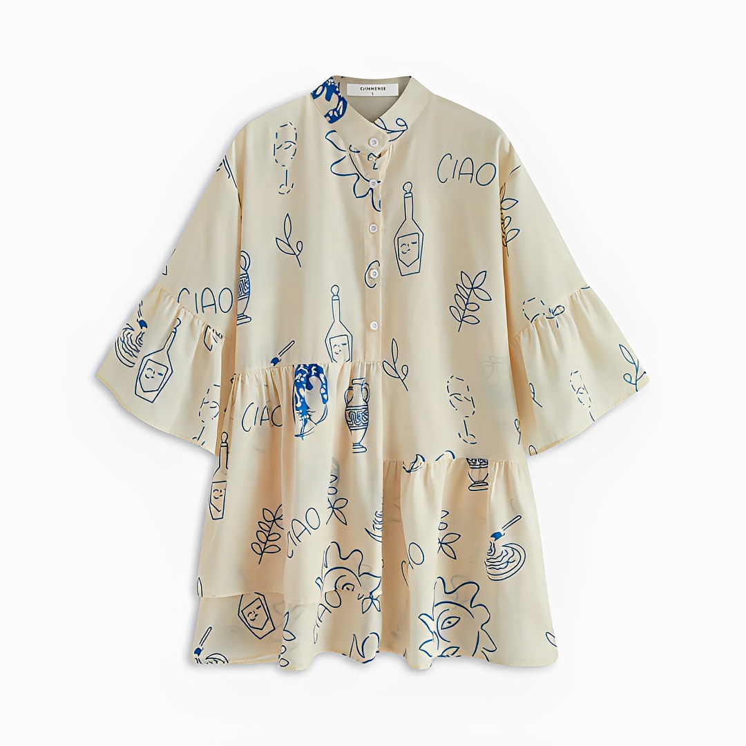 Kheyna - Vestido Corto Amplio