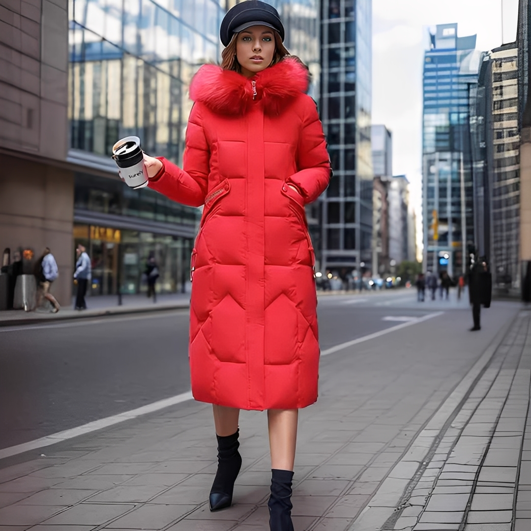 Marcellette - Abrigo elegante y cálido con capucha