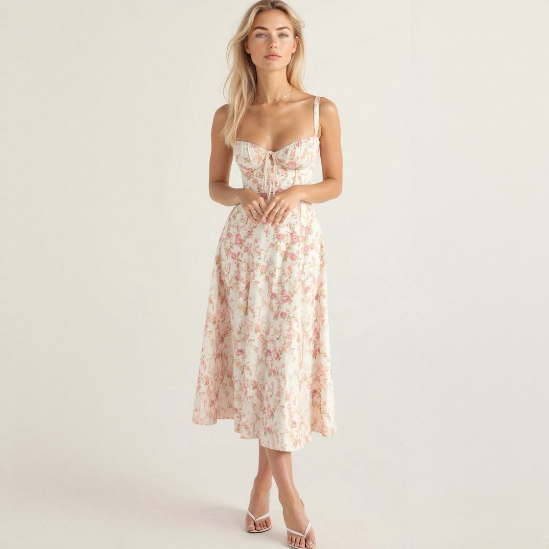Liana - Vestido midi elegante