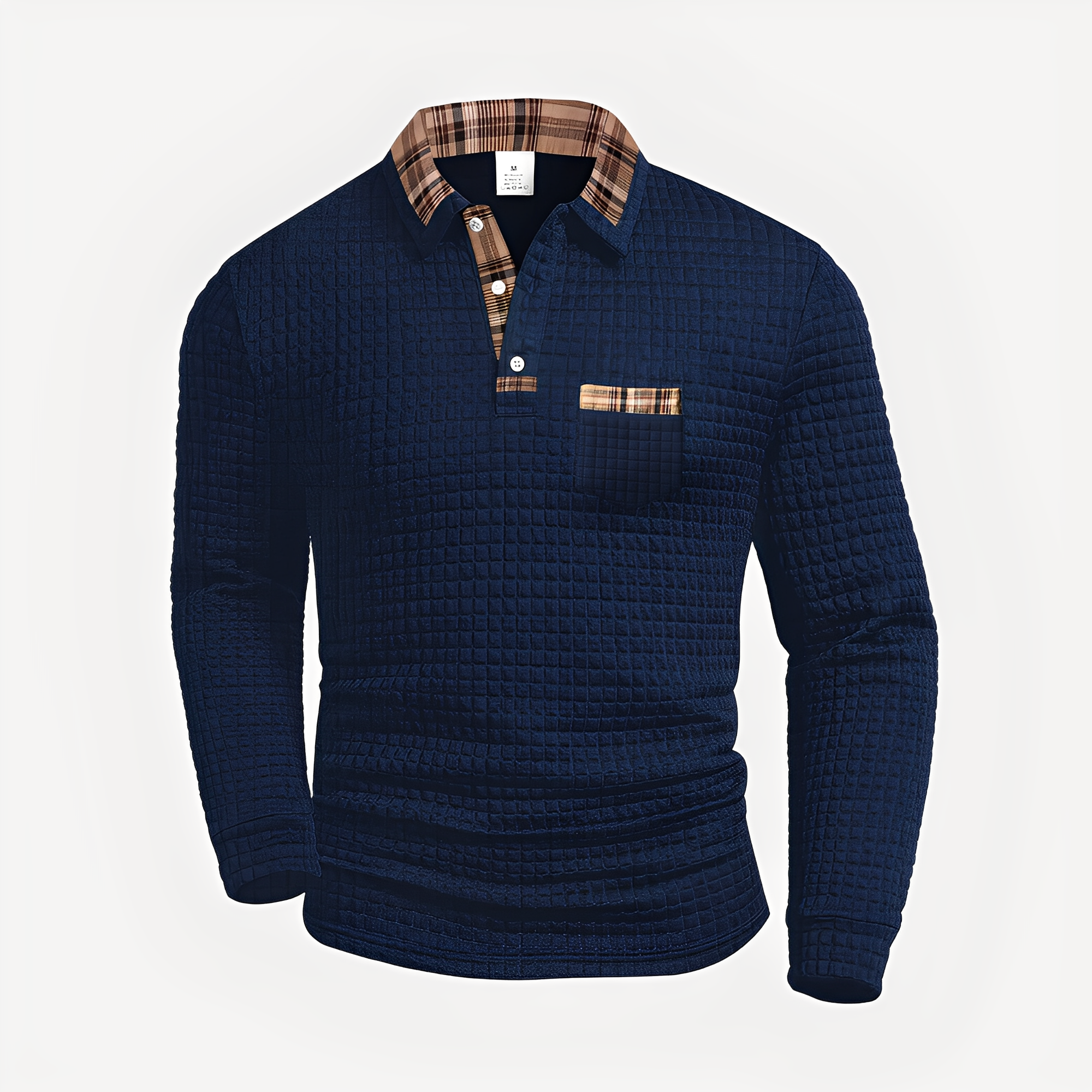 Morris - Polo elegante de manga larga
