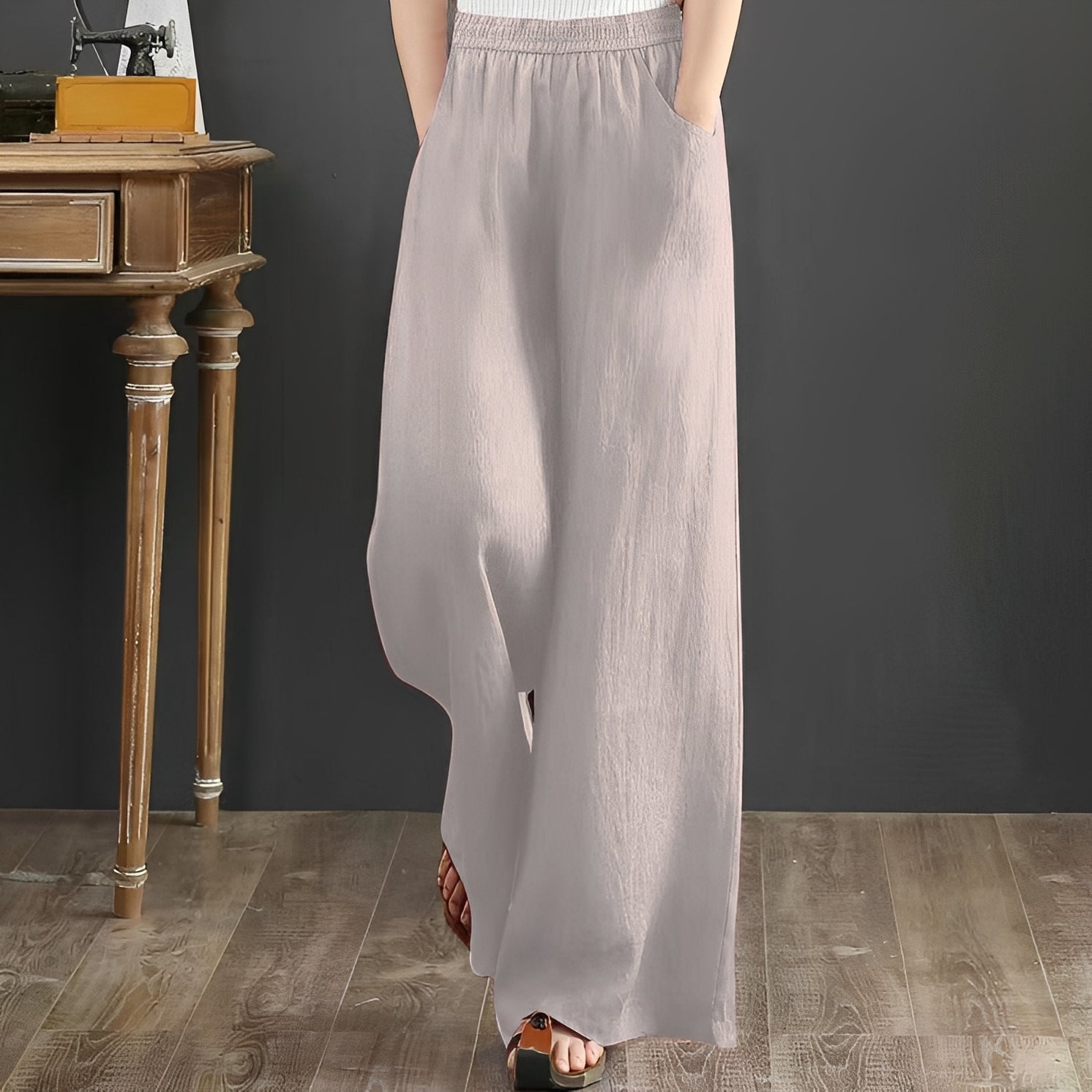 Dorothy - Pantalones cómodos de pierna ancha para mujeres