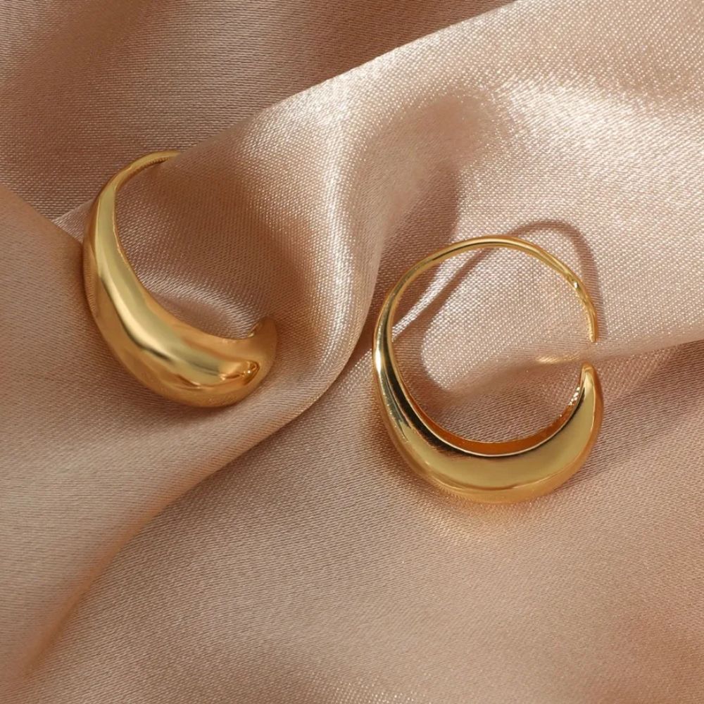 Zeinab – Pendientes de aro de oro