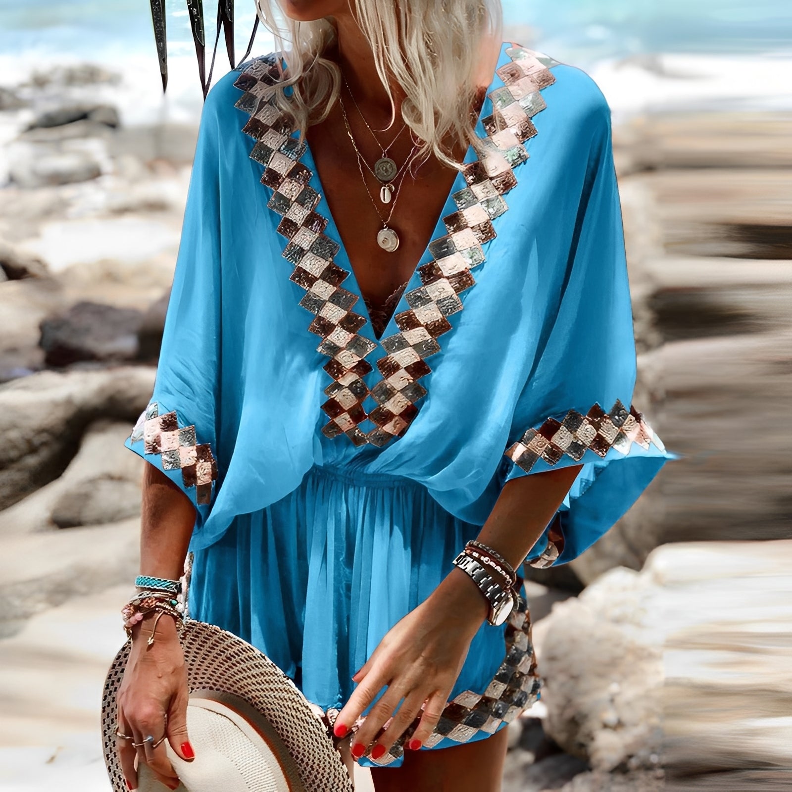 Jenn - Romper Bohemio Elegante