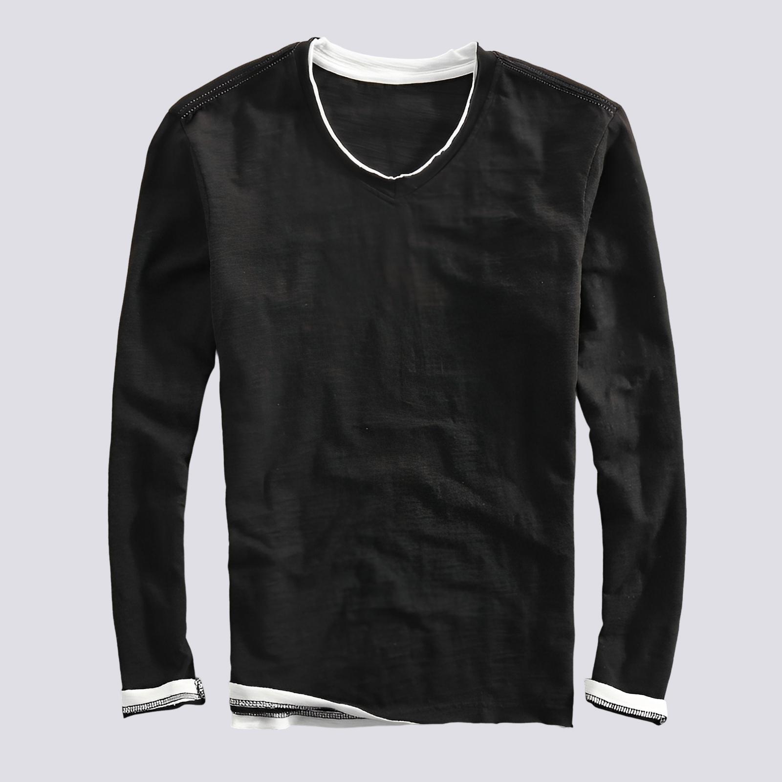 Jack - Camisa Elegante de Manga Larga Desgastada