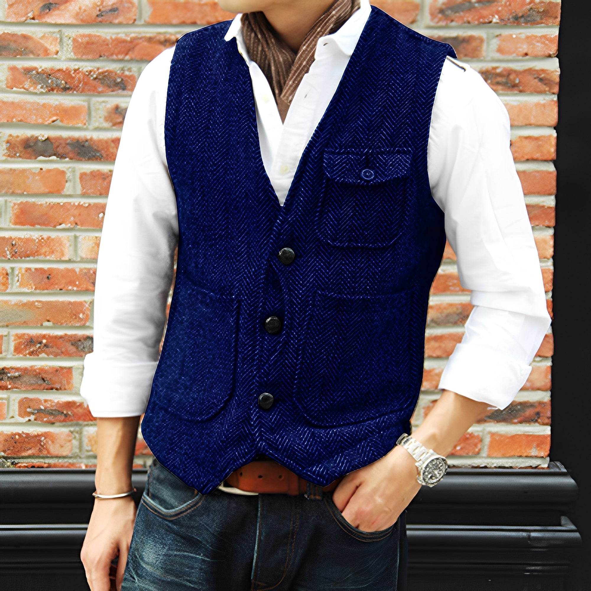 Matthew - Abrigo de tweed elegante