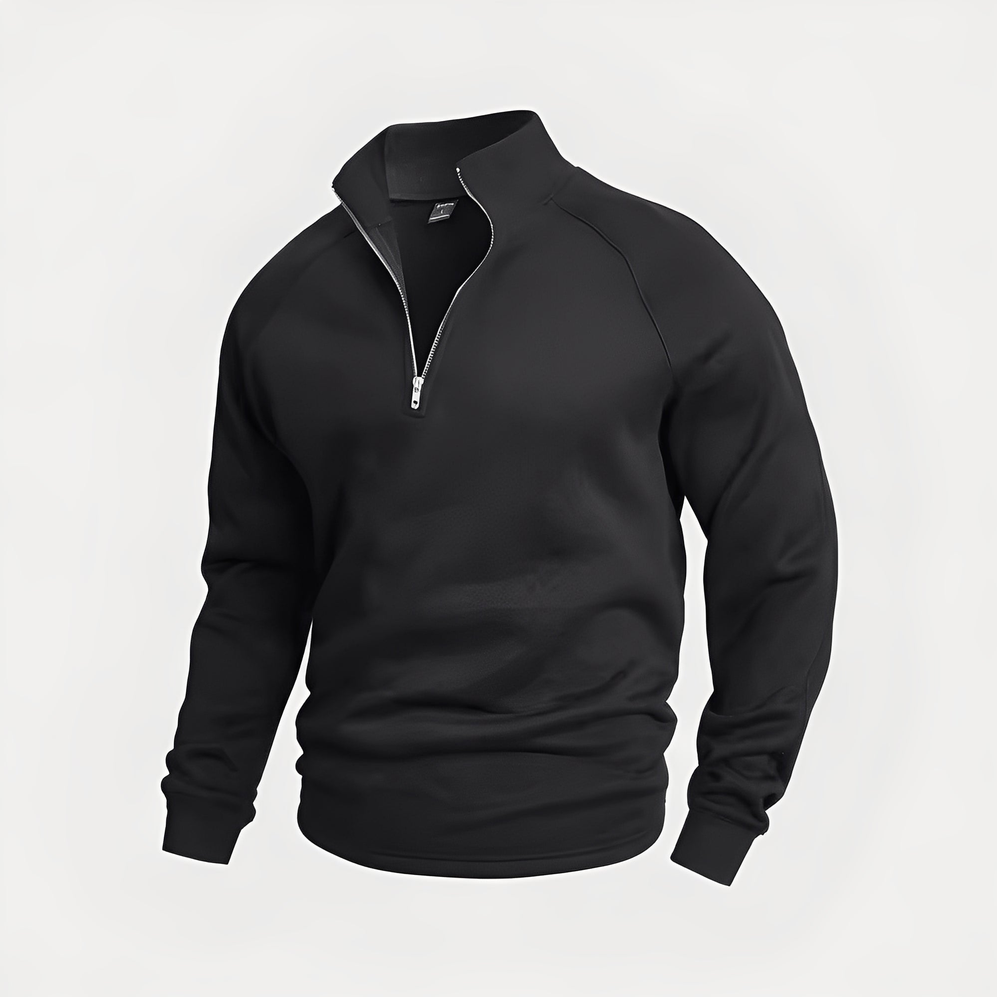 Wiley - Sudadera cómoda para hombres con cremallera
