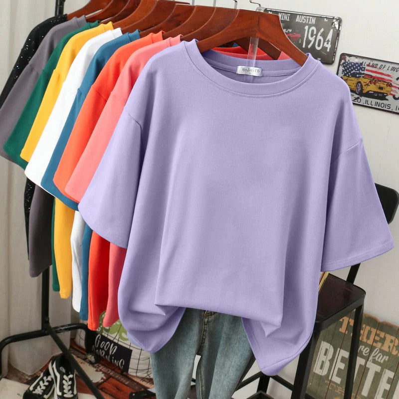 Arabella - Camiseta cómoda de corte holgado
