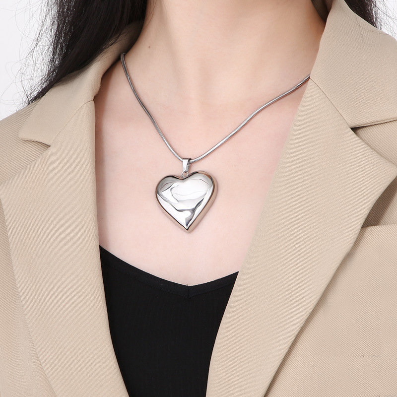 Gran corazón - Collar romántico de amor