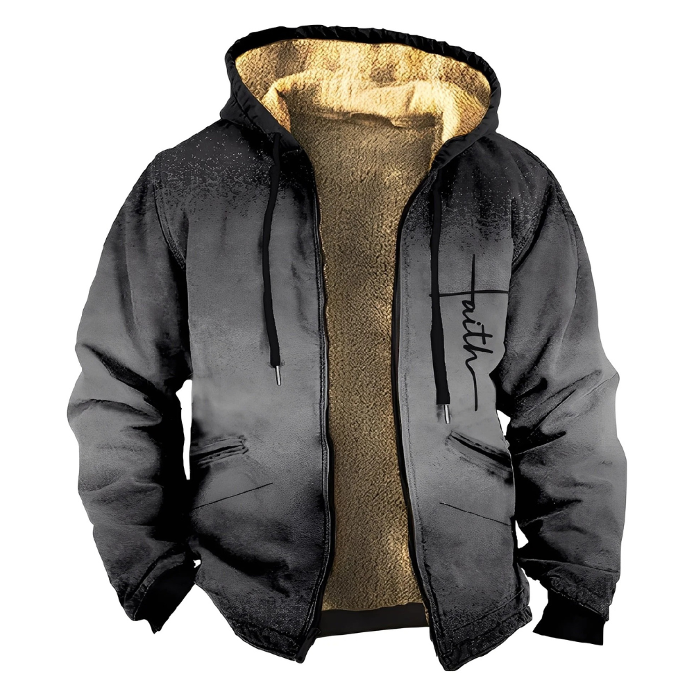 Mervin - Sudadera con capucha cálida y colorida para hombres