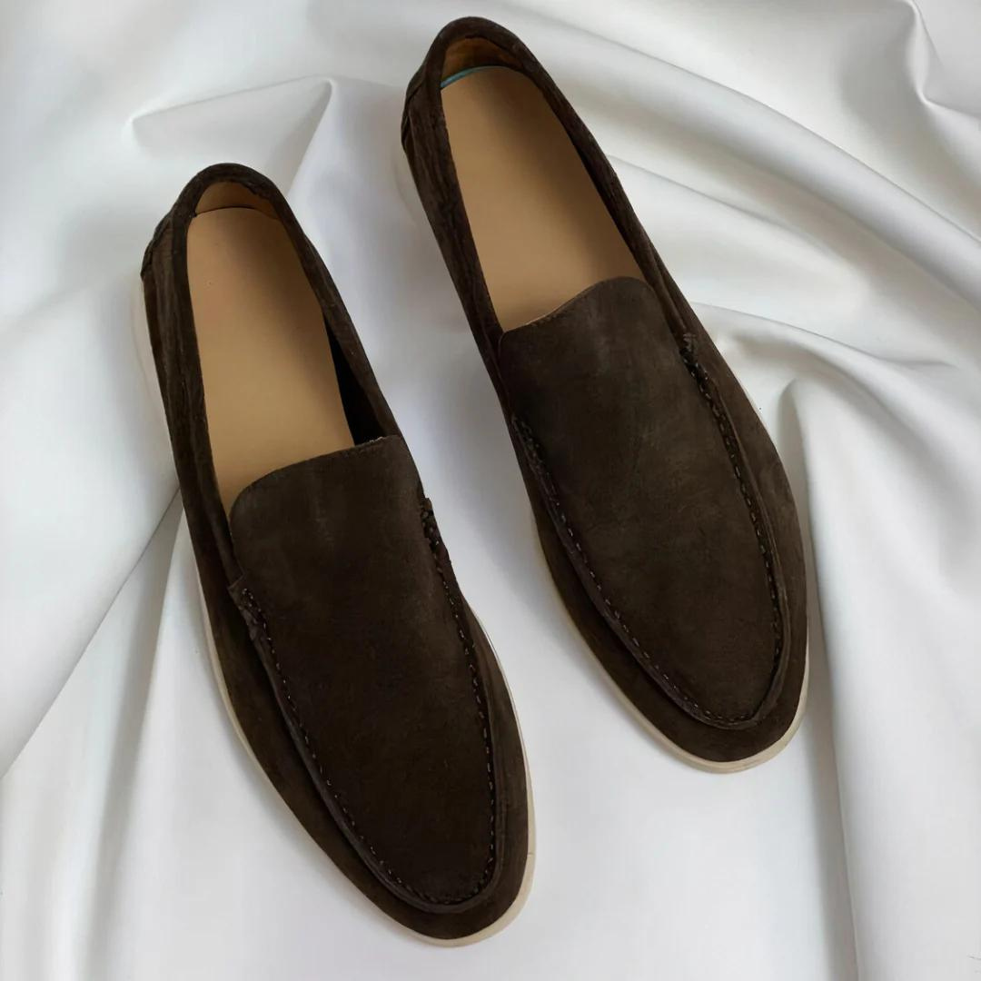 Jad - Cómodos Mocasines de Gamuza para Hombres