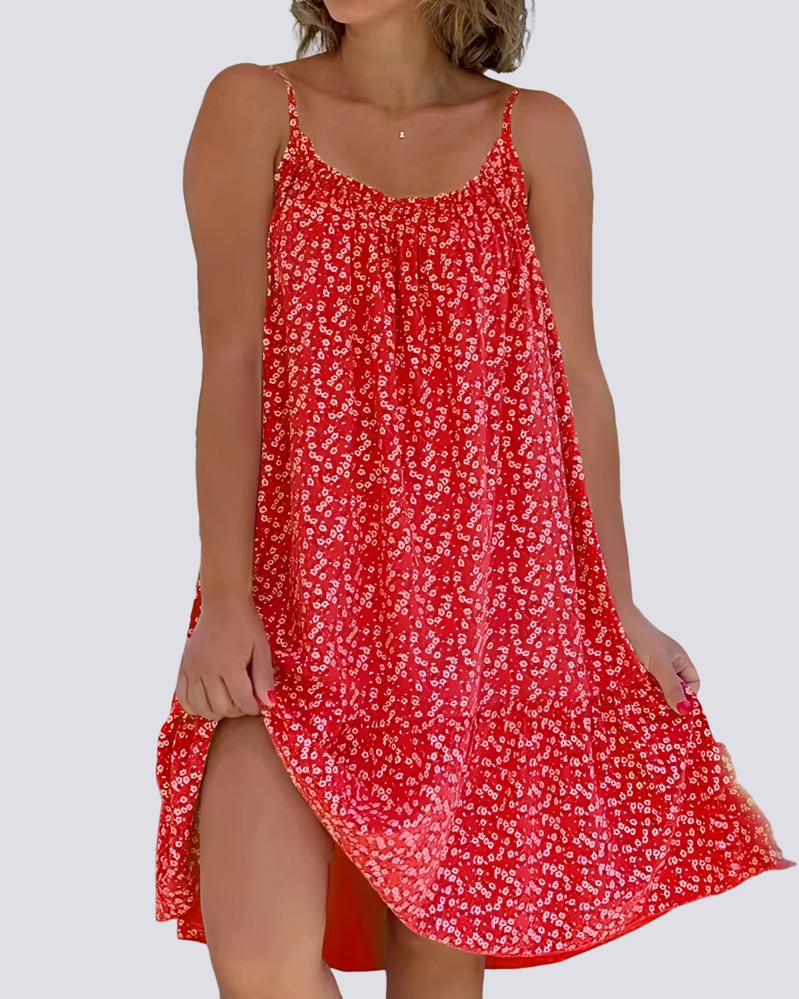 Alannah - Mini Vestido Floral Elegante
